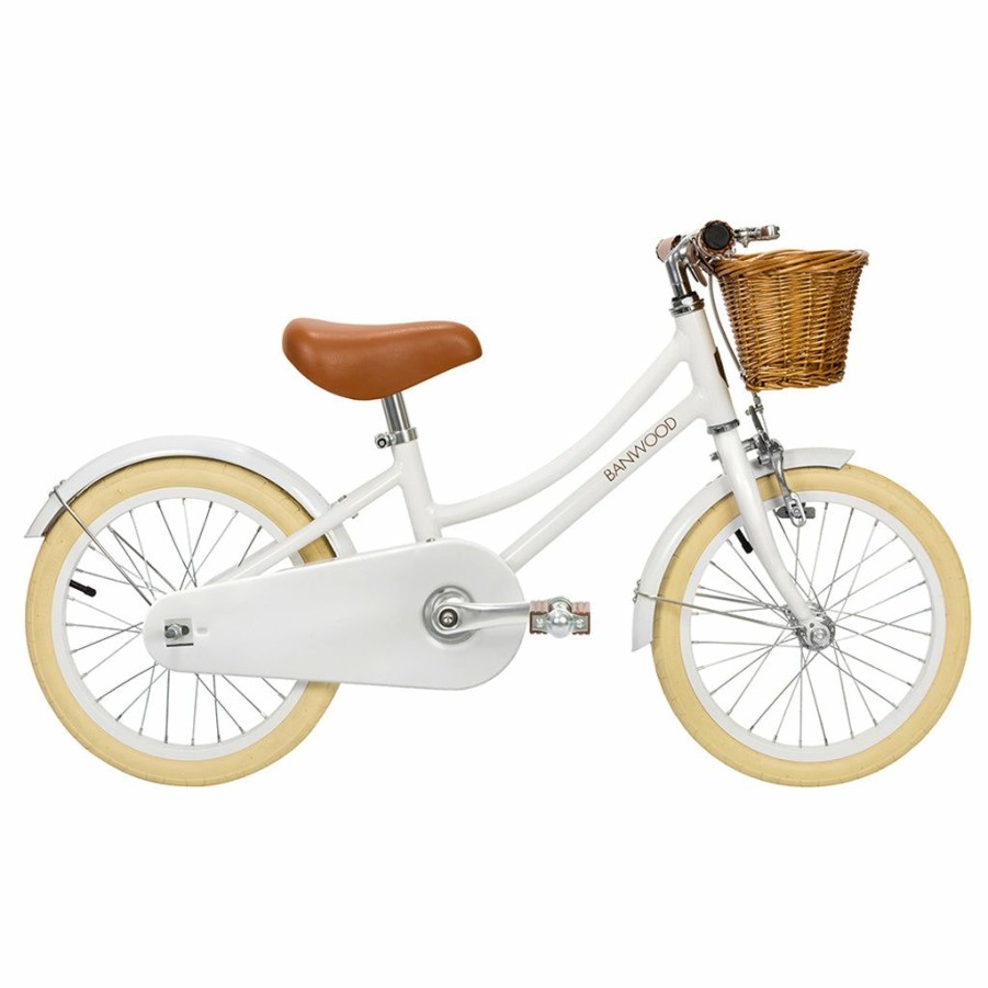 Gifts * | Kids Bikes & Ride Ons Banwood Classic 16 Kids Bike White