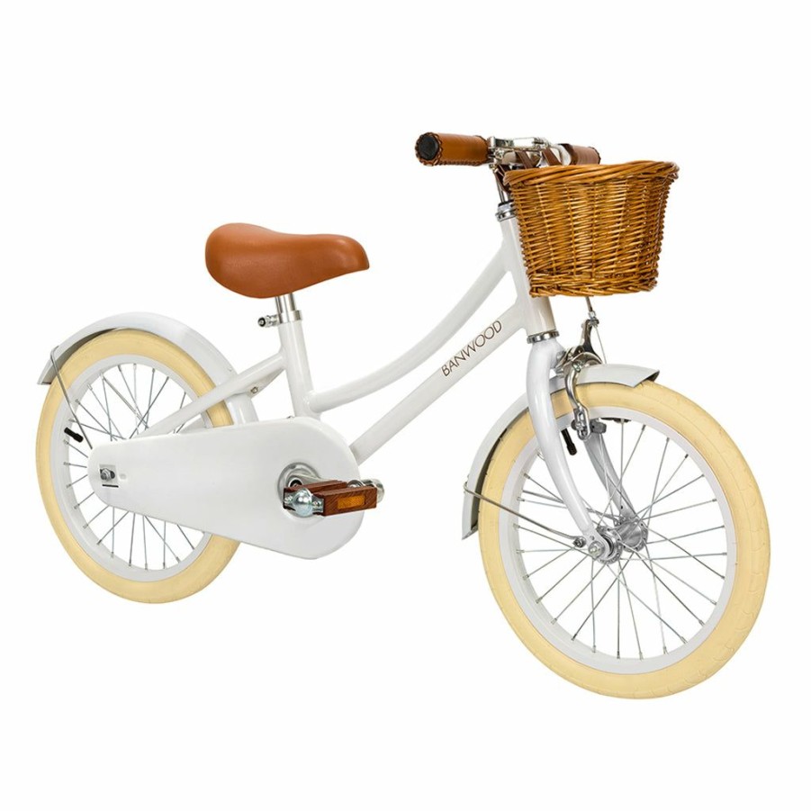 Gifts * | Kids Bikes & Ride Ons Banwood Classic 16 Kids Bike White