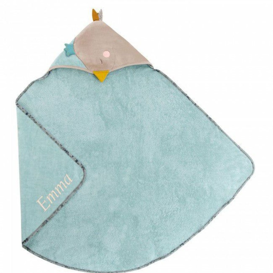 Gifts * | Moulin Roty Le Voyage D'Olga Hooded Goose Baby Towel Baby Bathtime