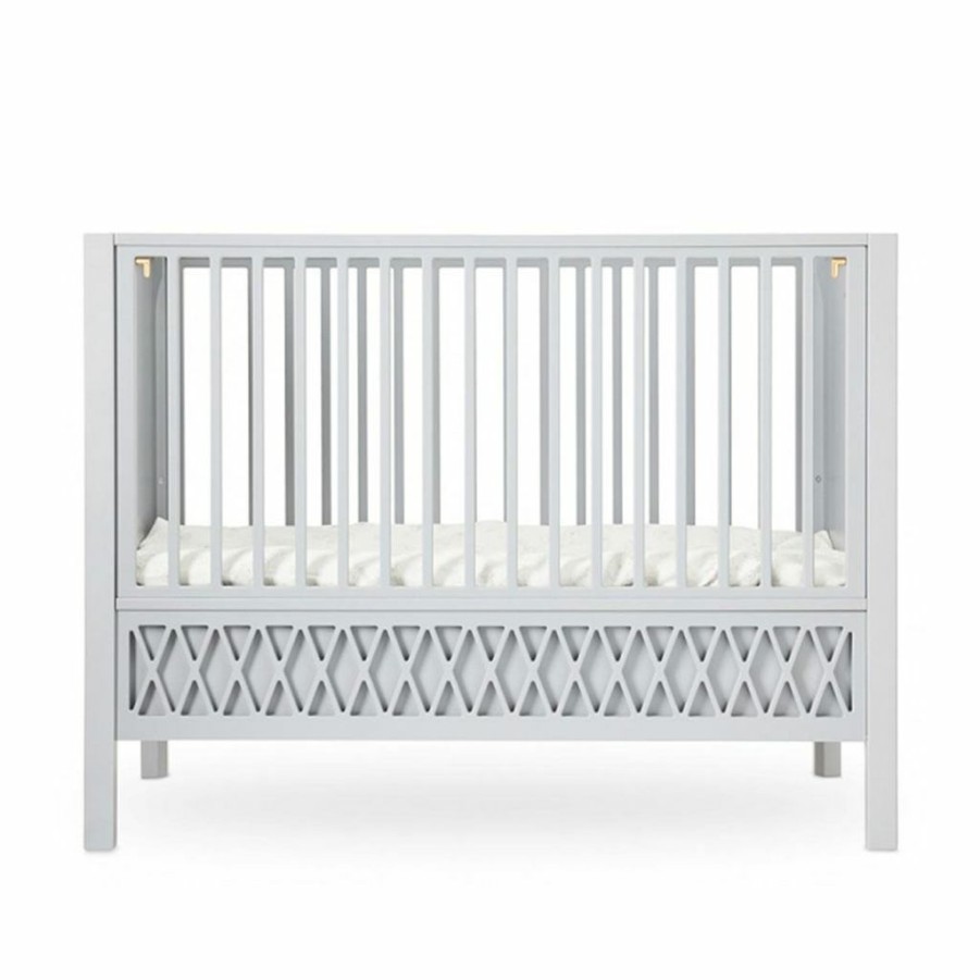 Kids Furniture * | Cam Cam Copenhagen Harlequin Cot Bed Grey