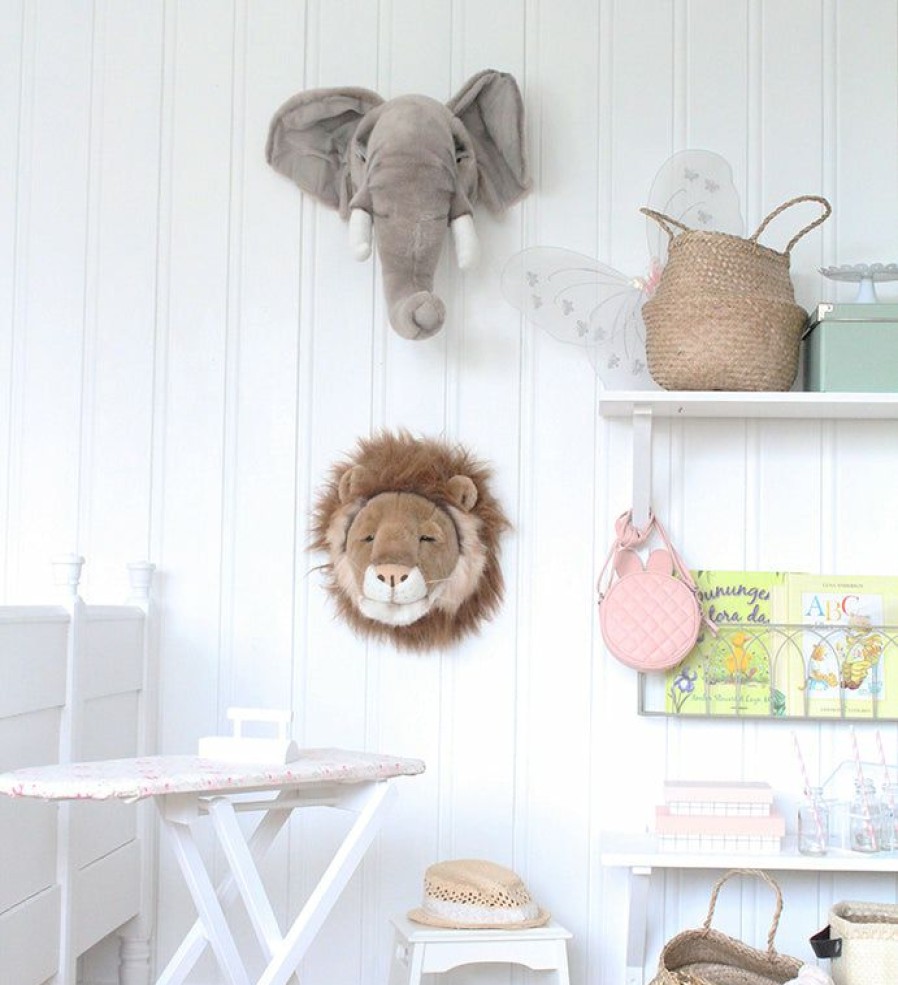 Kids Interiors & Decor * | Wild & Soft Wall Toy Caesar The Lion