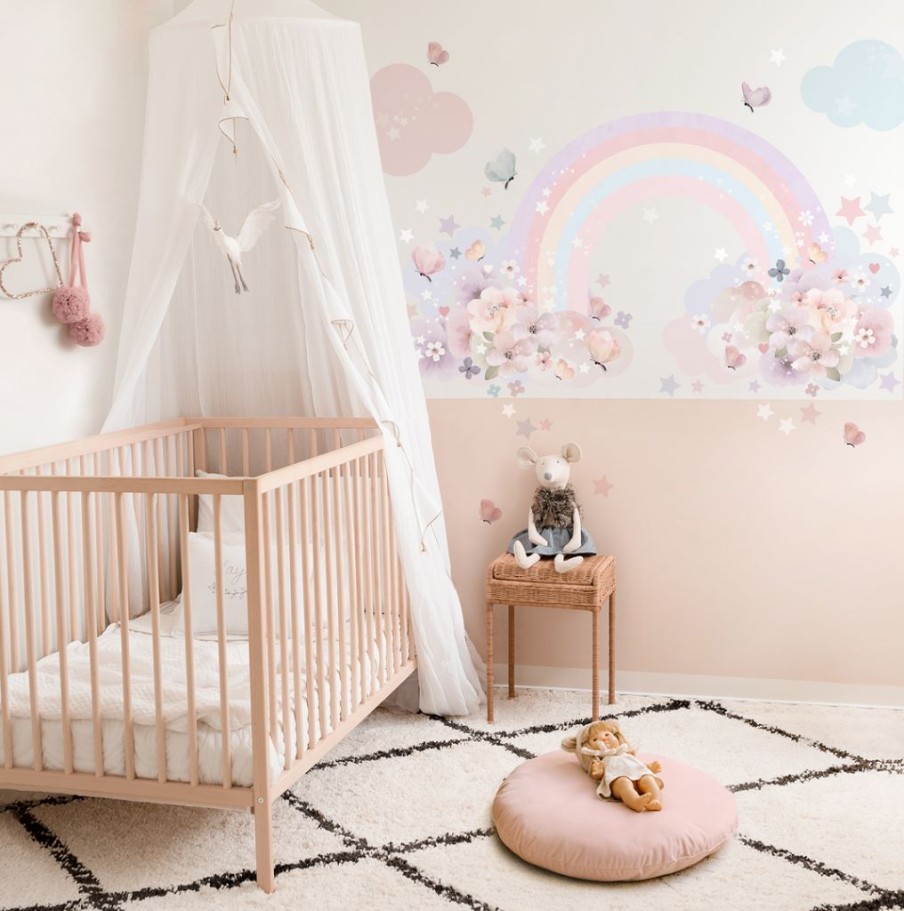 Kids Interiors & Decor * | Schmooks Over The Rainbow Wall Stickers