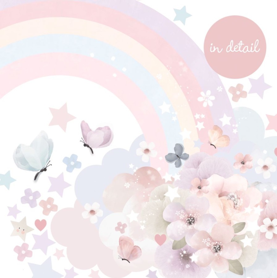 Kids Interiors & Decor * | Schmooks Over The Rainbow Wall Stickers