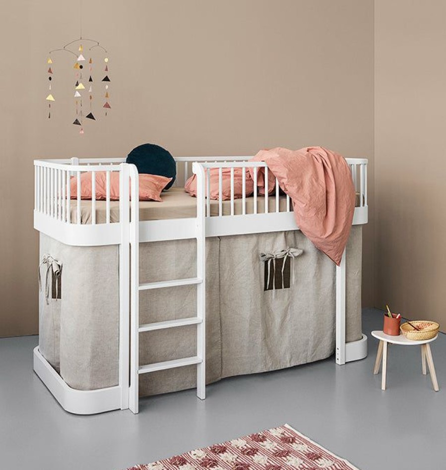 Kids Furniture * | Oliver Furniture Wood Low Loft Bed White