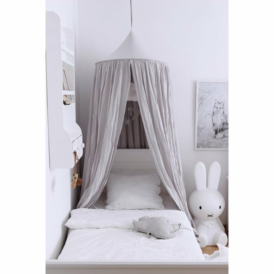 Kids Interiors & Decor * | Canopies & Teepees Cotton & Sweets Canopy Light Grey (Maxi)