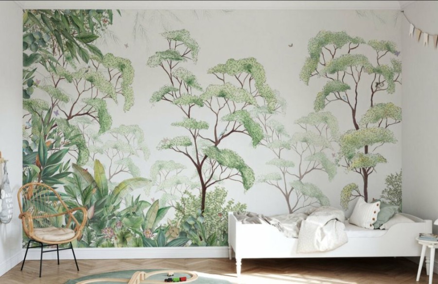 Kids Interiors & Decor * | Photowall Kids Custom Wall Mural Mystical Forest