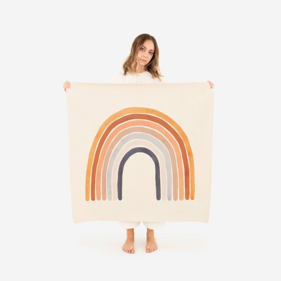 Kids Interiors & Decor * | Playnests & Playmats Gathre Mini Mat In Rainbow