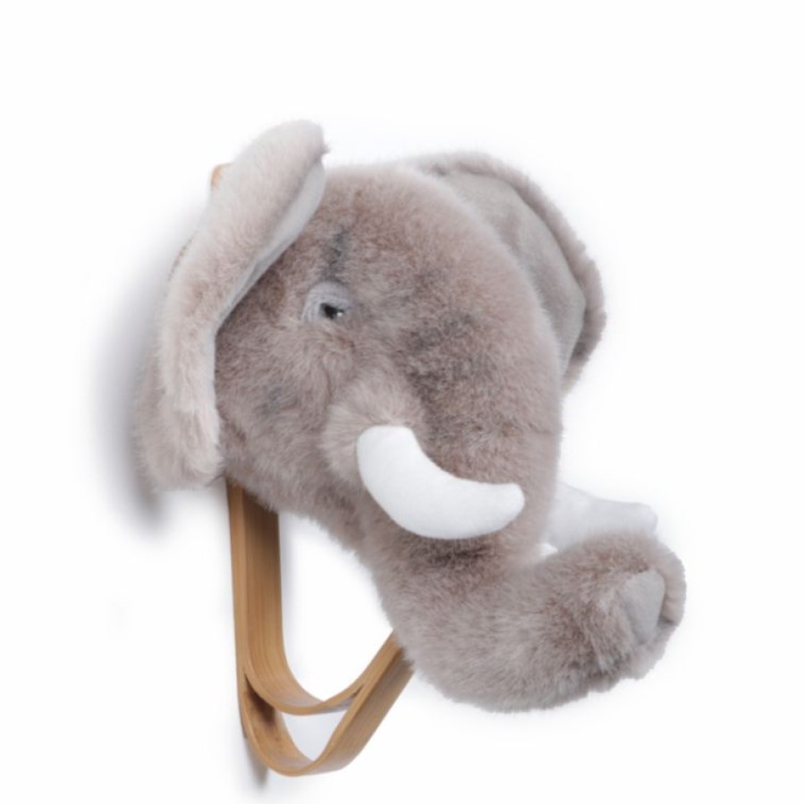 Kids Interiors & Decor * | Wild & Soft Elephant Coat Hanger New Arrivals