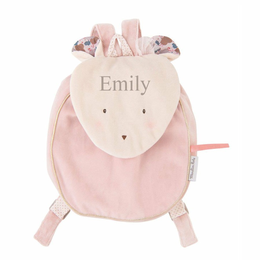 Gifts * | Moulin Roty Personalised Mouse Backpack Clothing & Accessories