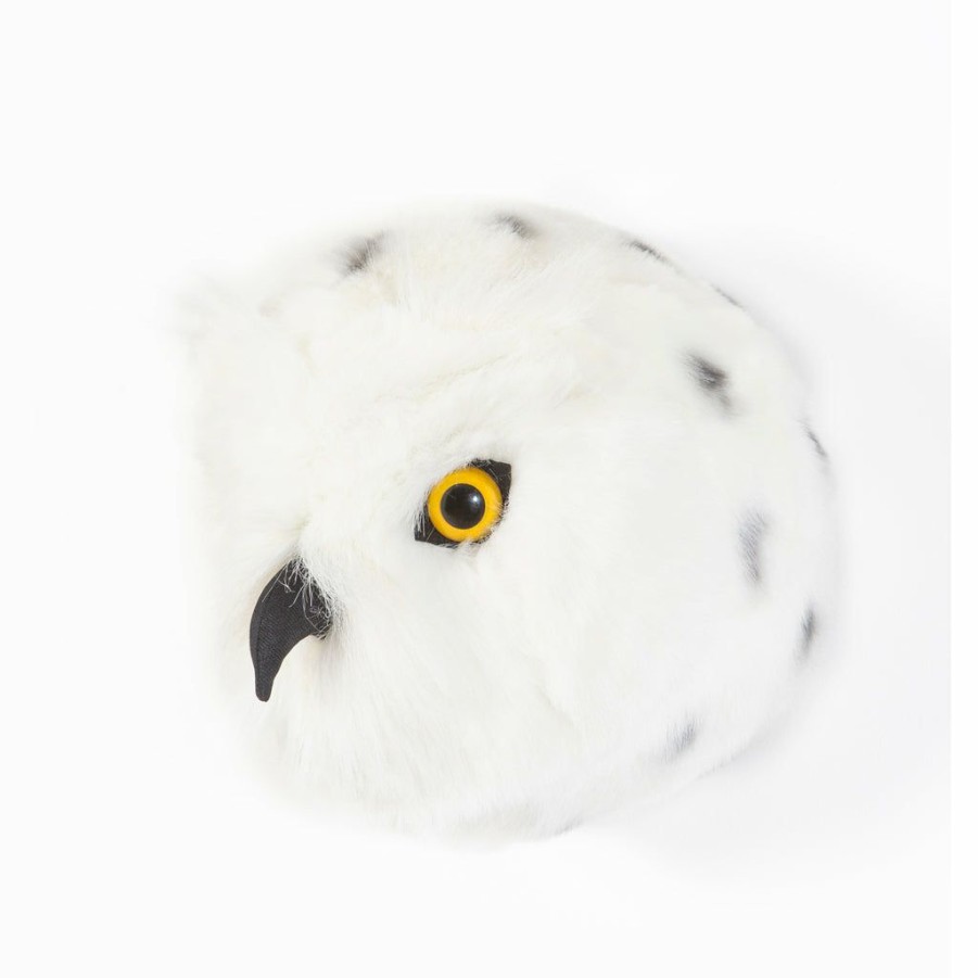 Kids Interiors & Decor * | Wild & Soft Wall Toy Chloe The Snowy Owl Wall Decoration