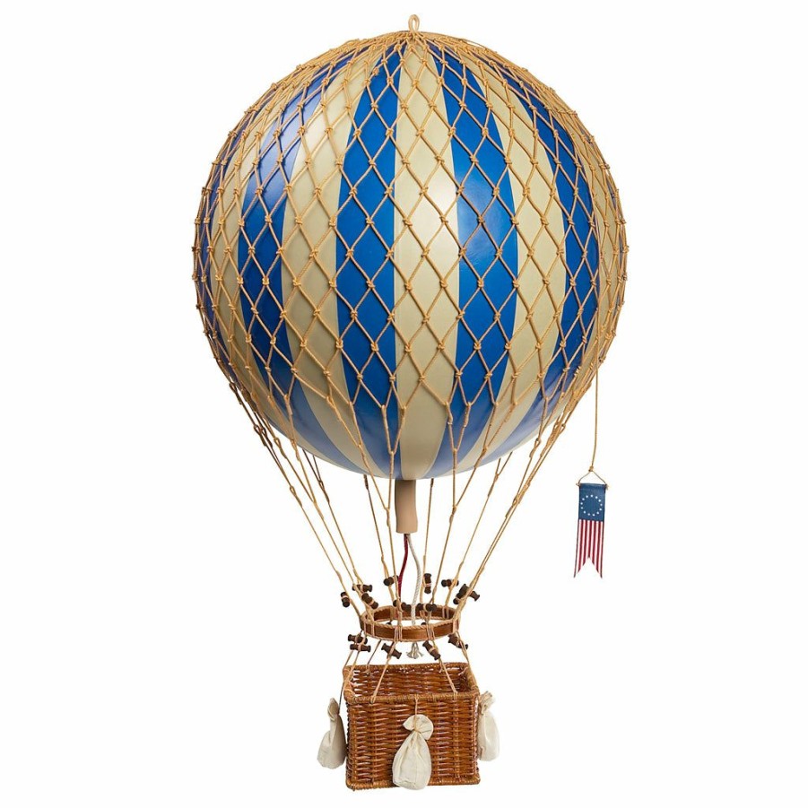 Kids Interiors & Decor * | Authentic Models Hot Air Balloon Blue (Various Sizes)