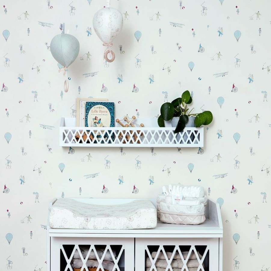 Kids Interiors & Decor * | Shelving Cam Cam Copenhagen Harlequin Shelf White