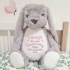 Gifts * | Soft Toys Cherish Me Personalised Bunny Christening Day