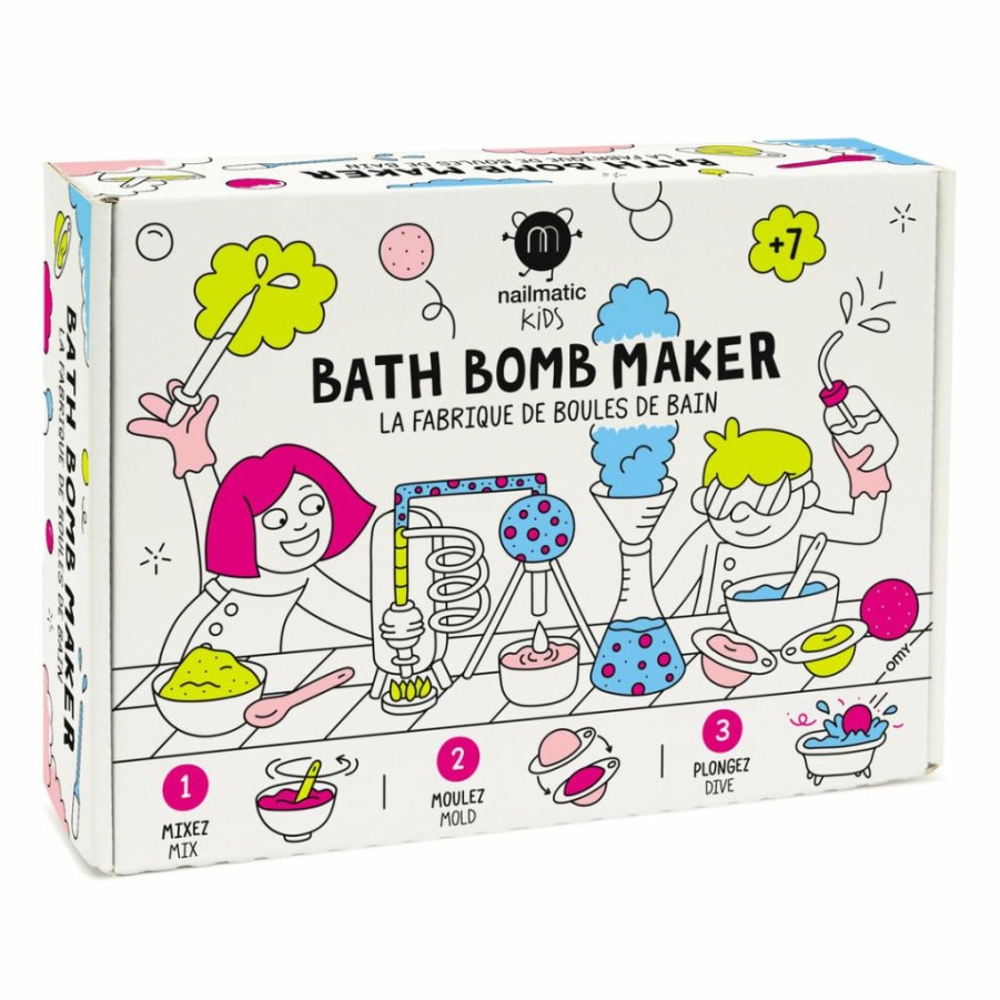 Gifts * | Nailematic Gifts For Older Kids Nailmatic Kids Diy Bath Bomb Maker Gift Set