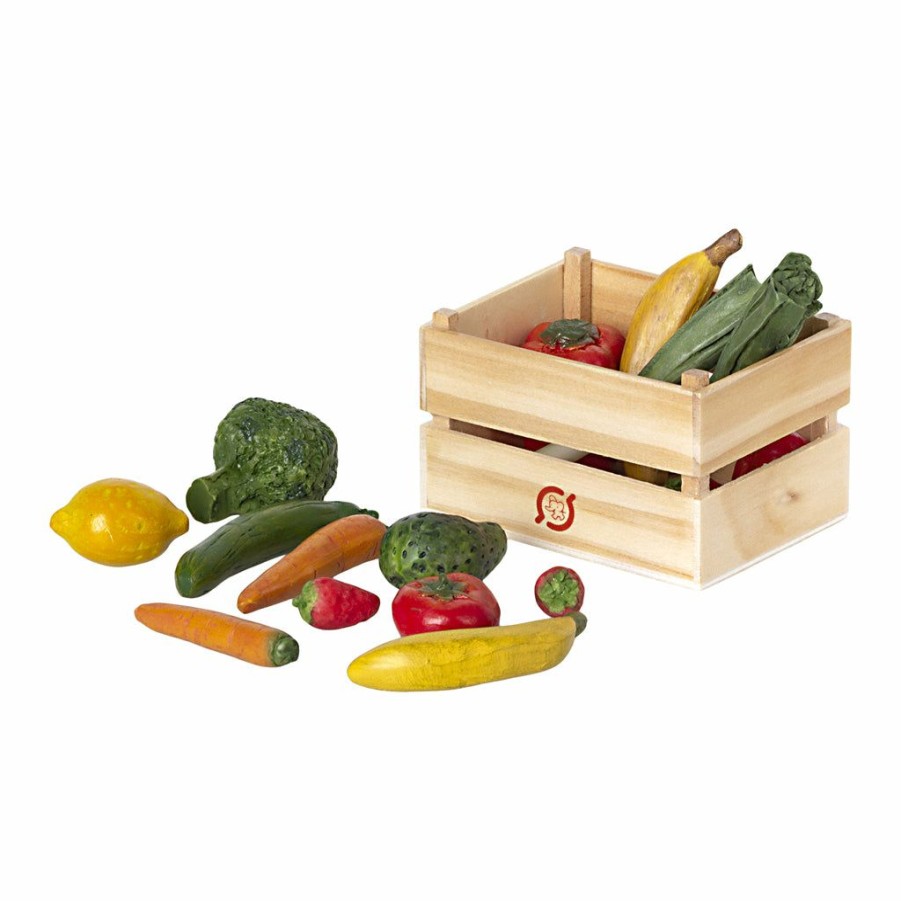 Play * | Maileg Mice & Bunnies Maileg Veg & Fruit Crate