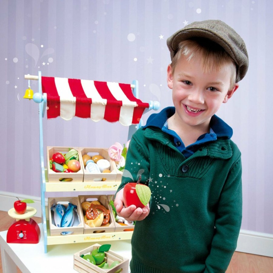 Gifts * | Le Toy Van Honeybake Wooden Toys Market Stall