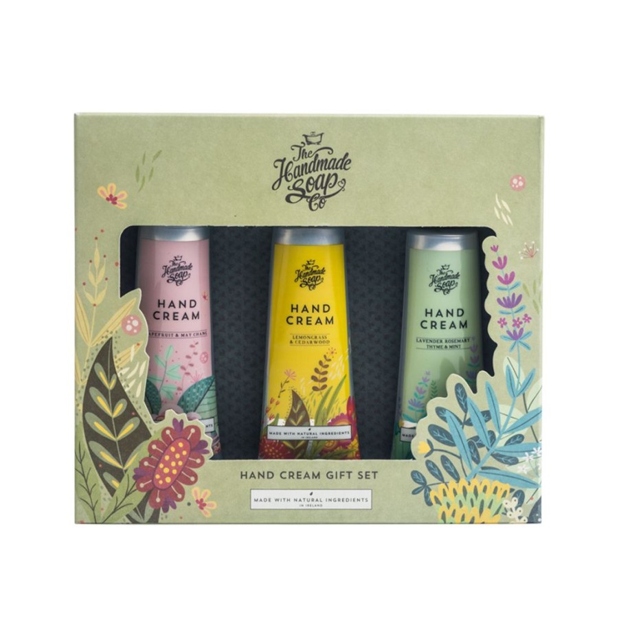 Gifts * | The Handmade Soap Company Hand Cream Trio Gift Set Natural Skincare