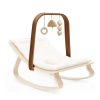 For Baby * | Bouncers & Baby Chairs Charlie Crane Levo Wooden Walnut Toy Arch