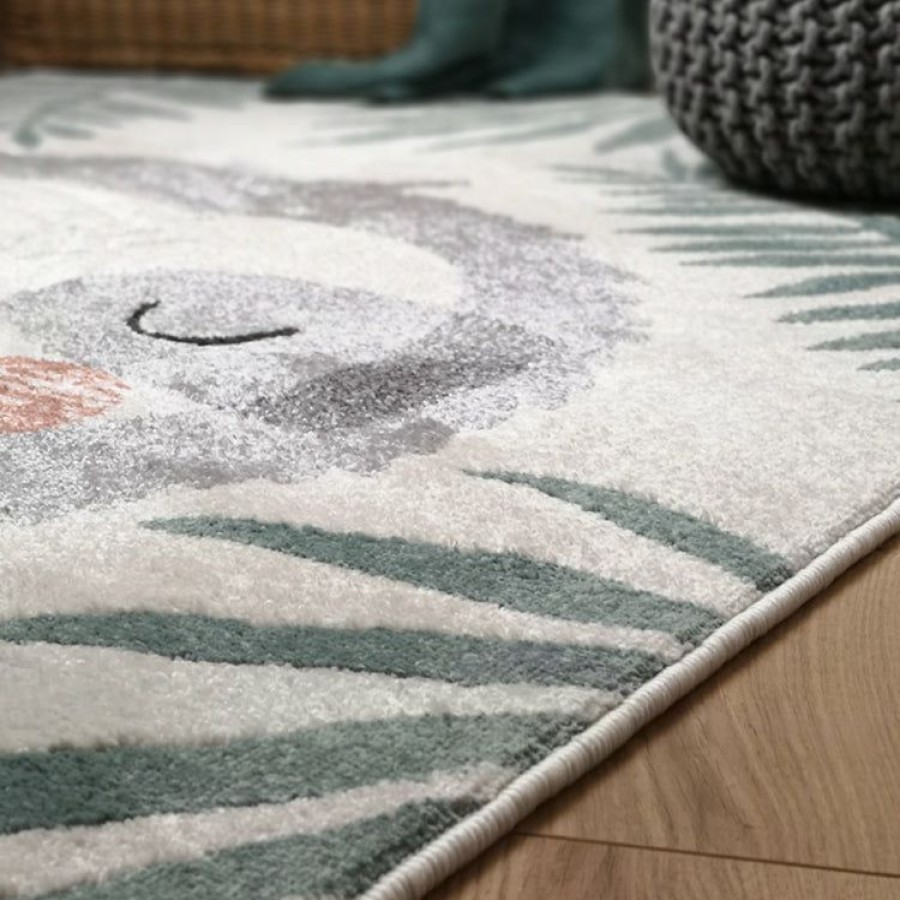 Kids Interiors & Decor * | Nattiot Rugs Akiko Sloth Children'S Rug