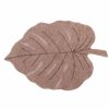 Kids Interiors & Decor * | Lorena Canals Machine Washable Rug Monstera Leaf Vintage Nude Rugs