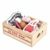 Gifts * | Le Toy Van Honeybake Wooden Toys Market Meat Crate