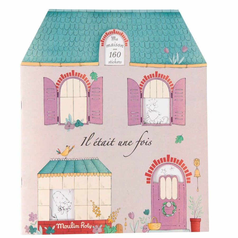 Gifts * | Moulin Roty Il Etait Une Fois Colouring Book + 160 Stickers