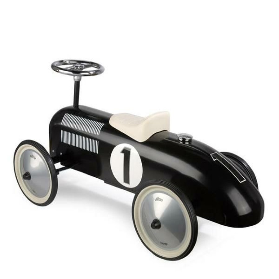 Gifts * | Vilac Vintage Ride On Car Black Kids Bikes & Ride Ons