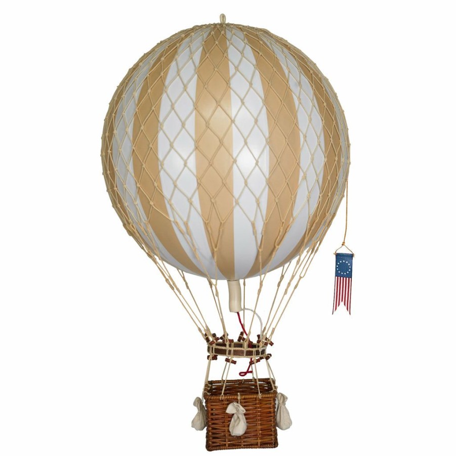 Kids Interiors & Decor * | Hot Air Balloons Authentic Models Hot Air Balloon White & Ivory (Various Sizes)