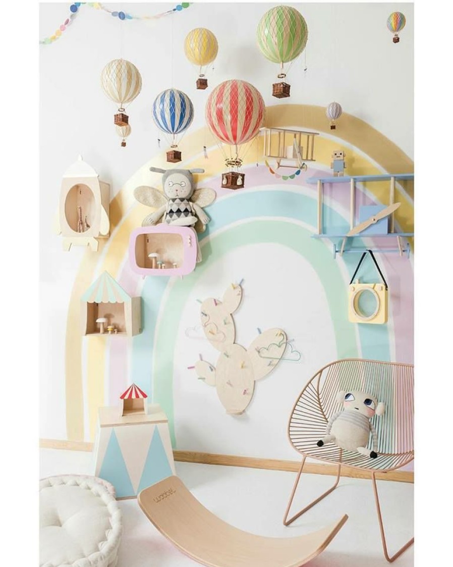 Kids Interiors & Decor * | Hot Air Balloons Authentic Models Hot Air Balloon White & Ivory (Various Sizes)