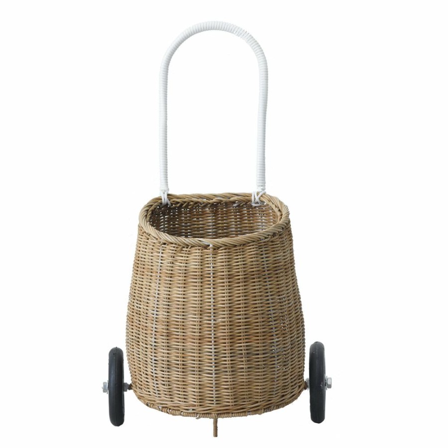 Kids Interiors & Decor * | Toy Storage Baskets Olli Ella Luggy Basket Natural