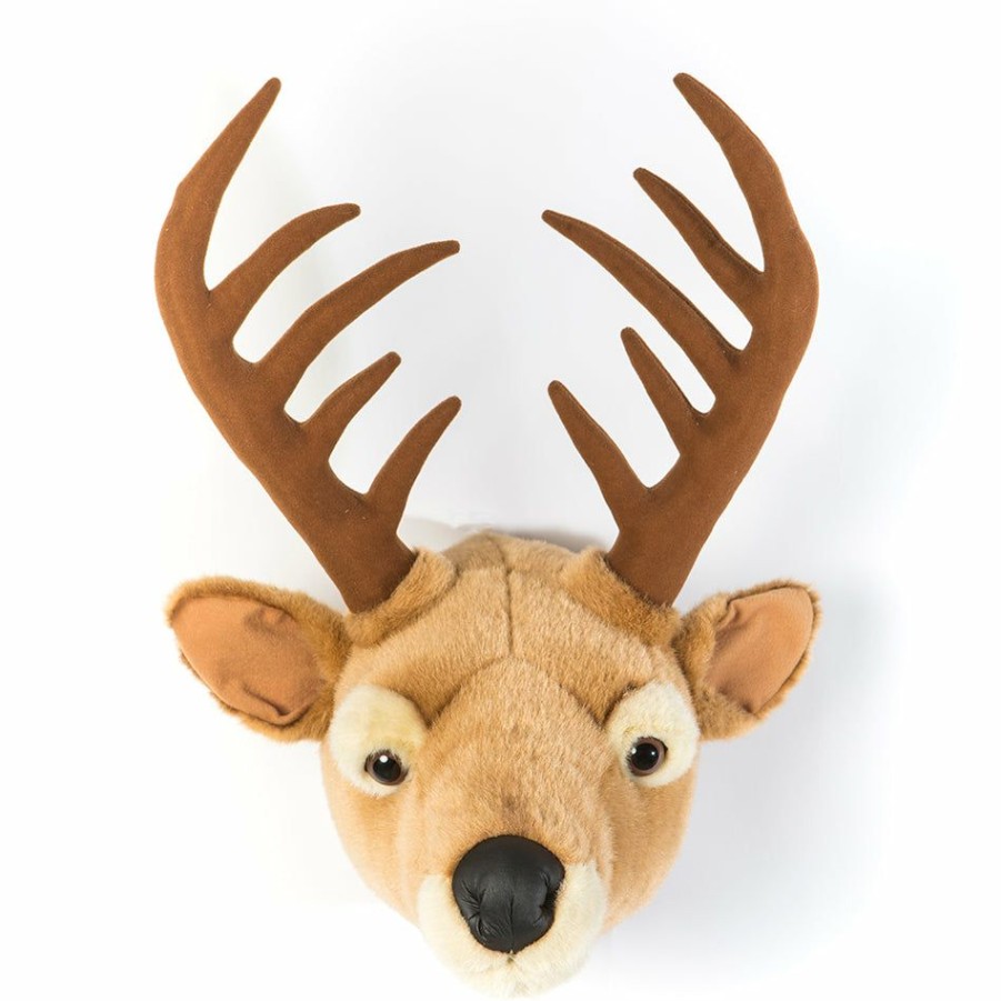 Kids Interiors & Decor * | Wild & Soft Wall Toy Billy The Reindeer