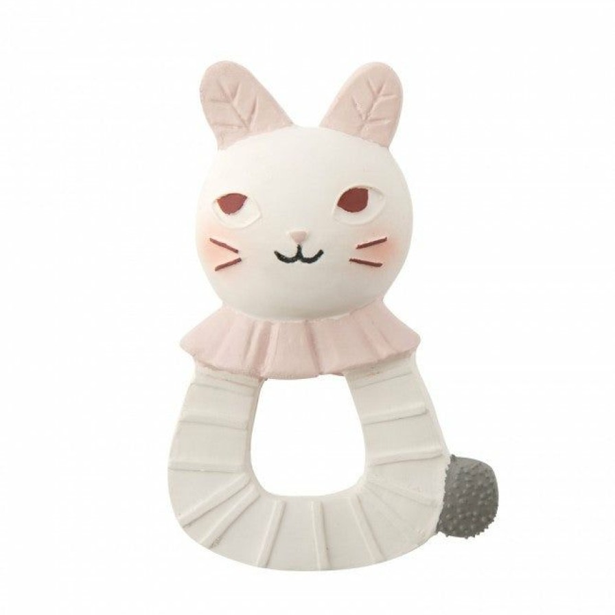 Gifts * | New Arrivals Moulin Roty Rabbit Teething Ring