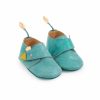 Gifts * | Moulin Roty Blue Goose Baby Shoes