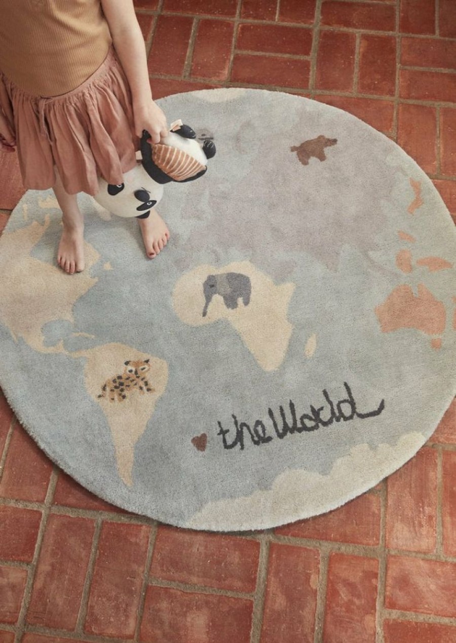 Kids Interiors & Decor * | Rugs Oyoy World Tufted Rug