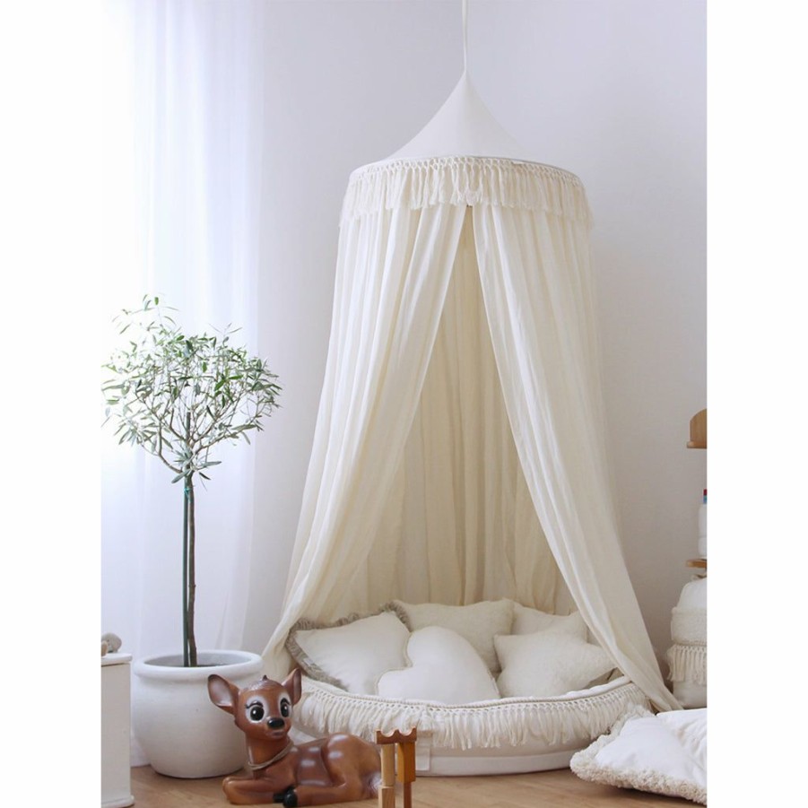 Kids Interiors & Decor * | Cotton & Sweets (Maxi) Canopy Boho Vanilla