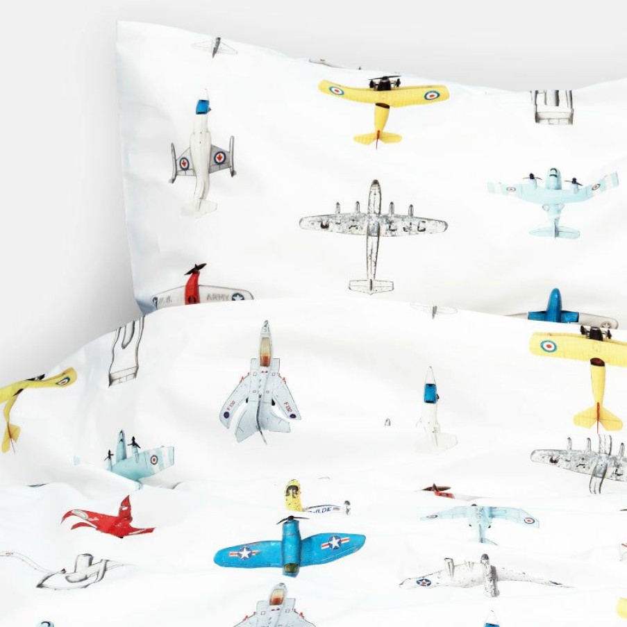 Kids Interiors & Decor * | Studio Ditte Airplane Bedding Set Single