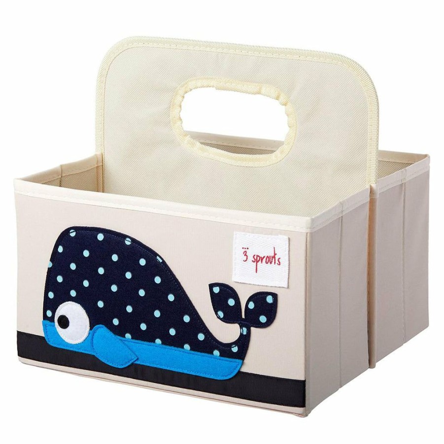 Kids Interiors & Decor * | 3 Sprouts Diaper Caddy Whale