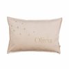 Kids Interiors & Decor * | Malomi Kids Personalised Luxury Velvet Cushion Cream