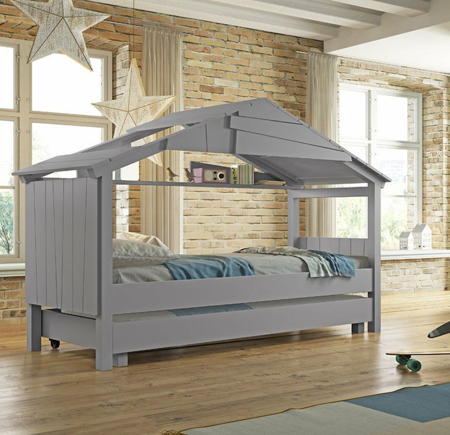 Kids Furniture * | Kids Beds Mathy By Bols Star Treehouse Childs Single Bed Colour Lacquer (20+ Colours)