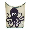 Kids Interiors & Decor * | 3 Sprouts Laundry Hamper Octopus Bath Storage & Laundry Hampers