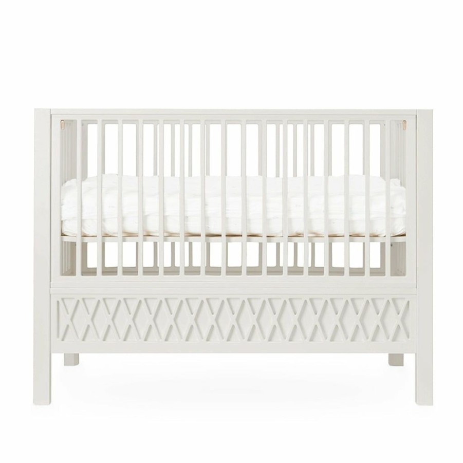 Kids Furniture * | Cam Cam Copenhagen Harlequin Cot Bed Light Sand Cots & Cribs