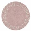 Kids Interiors & Decor * | Lorena Canals Machine Washable Rug Abc Pink/Natural Rugs