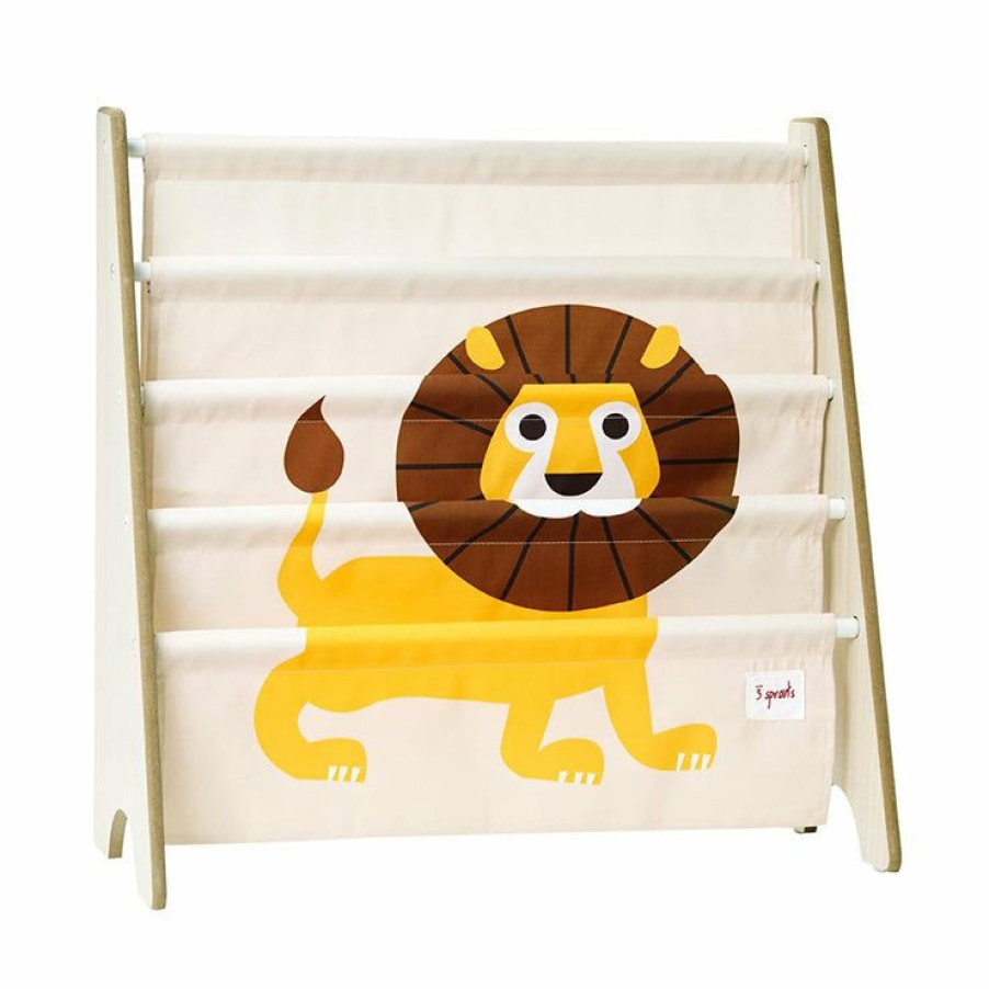 Kids Interiors & Decor * | 3 Sprouts Book Shelf Rack Lion