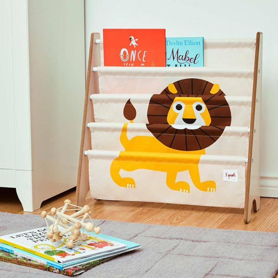 Kids Interiors & Decor * | 3 Sprouts Book Shelf Rack Lion