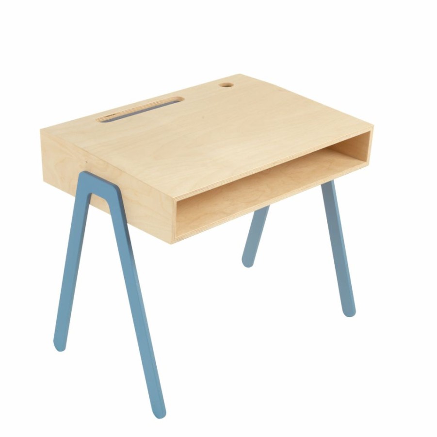 Kids Furniture * | In2Wood Kids Desk Blue Kids Desks & Stools