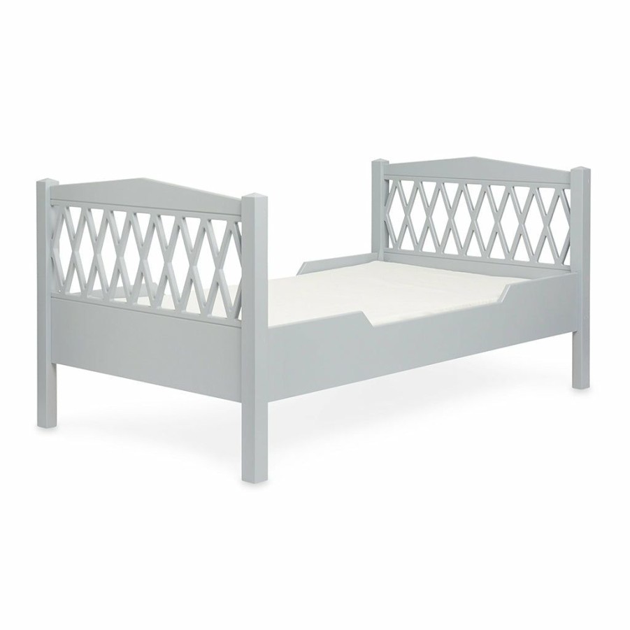 Kids Furniture * | Kids Beds Cam Cam Copenhagen Harlequin Junior To Single Bed Grey