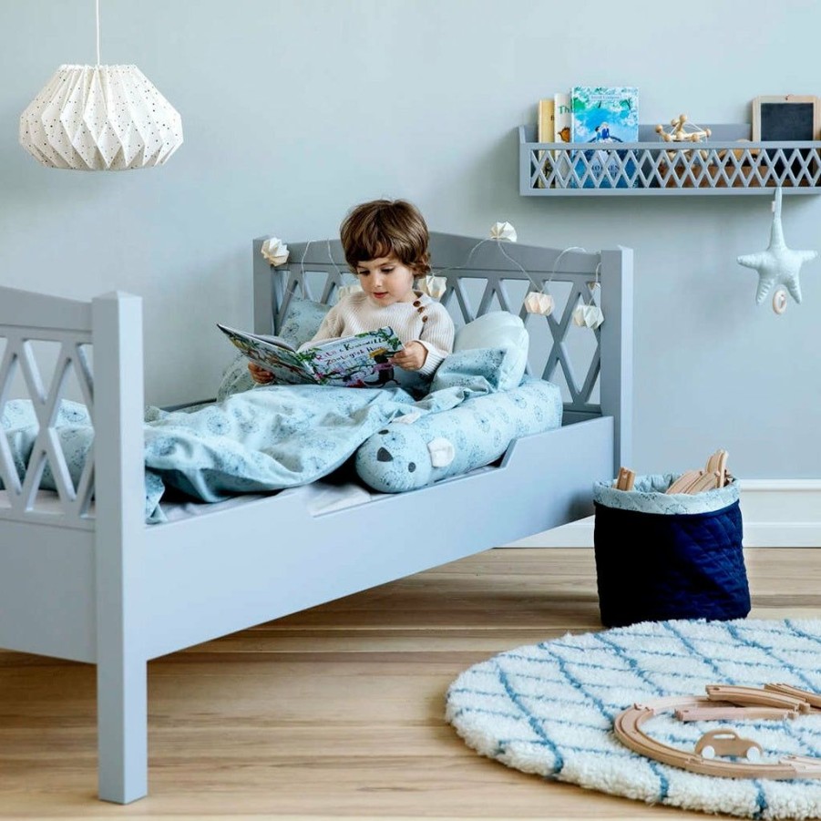 Kids Furniture * | Kids Beds Cam Cam Copenhagen Harlequin Junior To Single Bed Grey