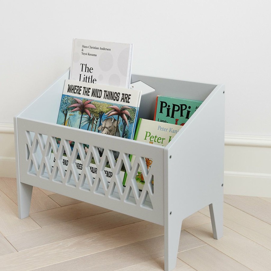 Kids Interiors & Decor * | Cam Cam Copenhagen Harlequin Book Bench Petroleum Book Rack