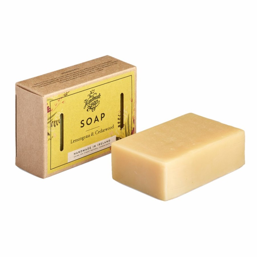 Gifts * | The Natural Soap Company Natural Skincare The Handmade Soap Company Soap Bar Lemongrass & Cedarwood