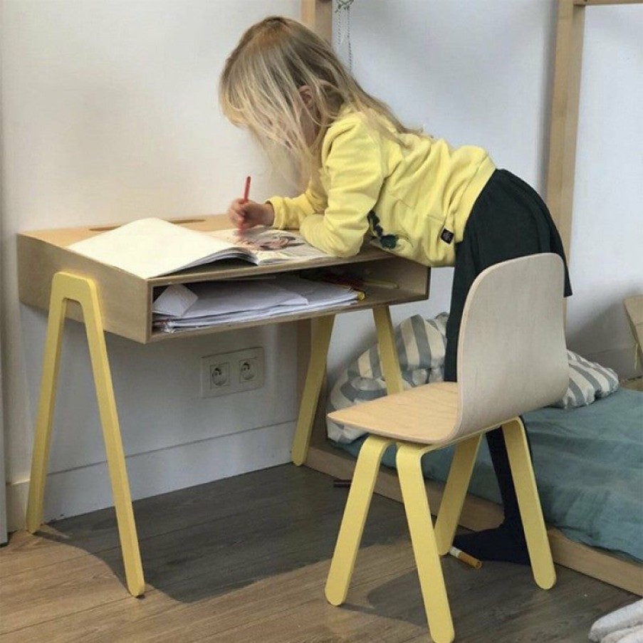 Kids Furniture * | In2Wood Kids Chair Yellow Kids Tables & Chairs